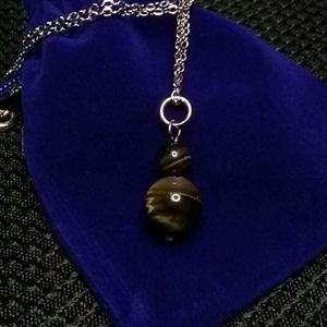 5/$25 Yellow Blue Tiger Eye Necklace